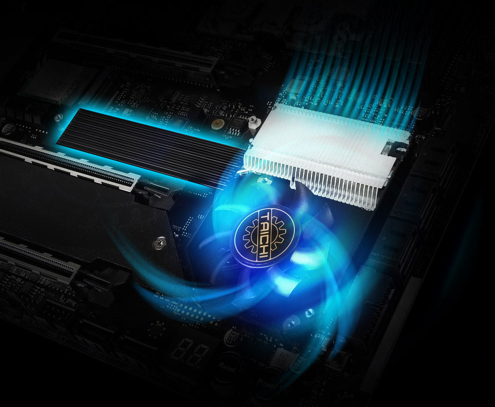 the porformance of the cooling fan is working